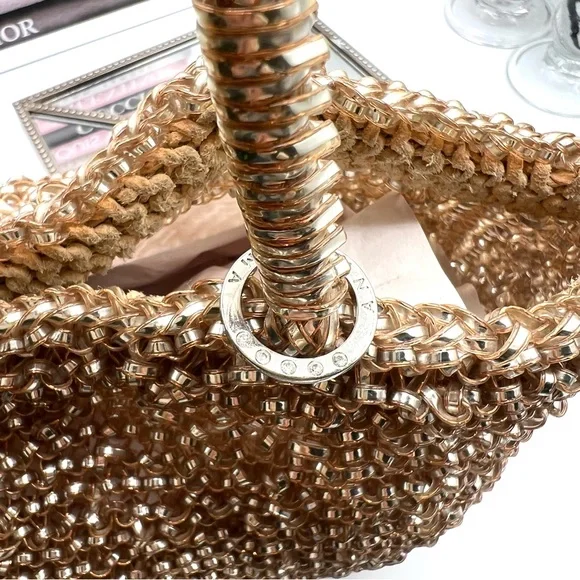 Anteprima Rare Silver/Rose Gold Tote - EUC